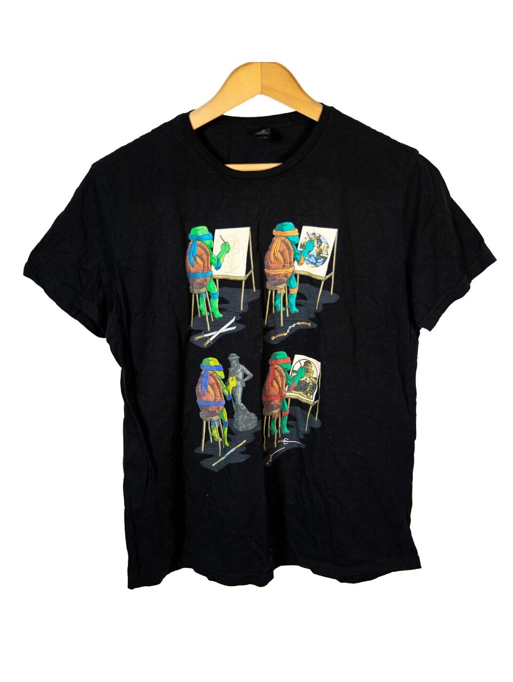 TMNT Ninja brothers of the arts - Ninja Turtles - T-Shirt - Men's Sz M